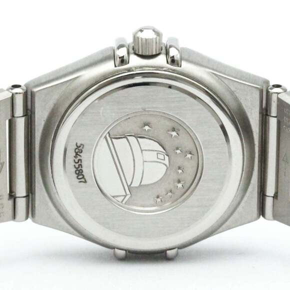 OMEGA Constellation Diamond Blue MOP Steel Quartz Ladies Watch 1466.81 BF580414 - Picture 6 of 8